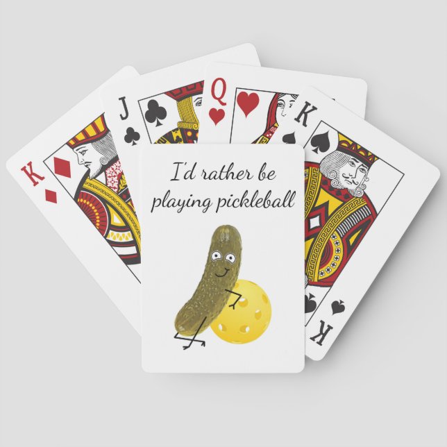 Cartes De Jeu Dilly-O Pickleball (dos)