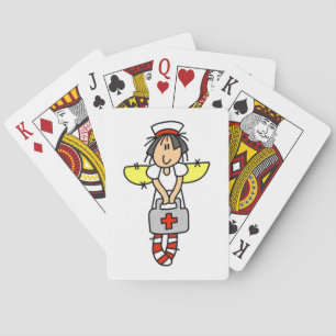 Cartes de jeu d'infirmière