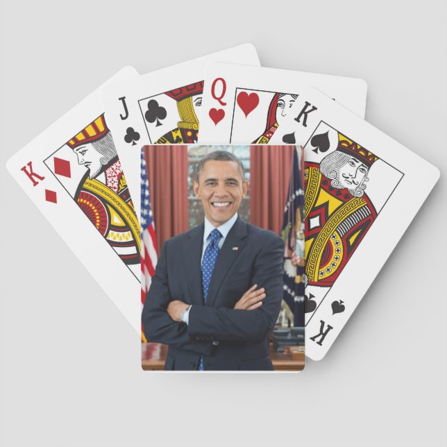 Cartes de jeu d'Obama (dos)