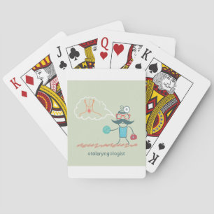 Cartes de jeu d'oto-rhino-laryngologiste