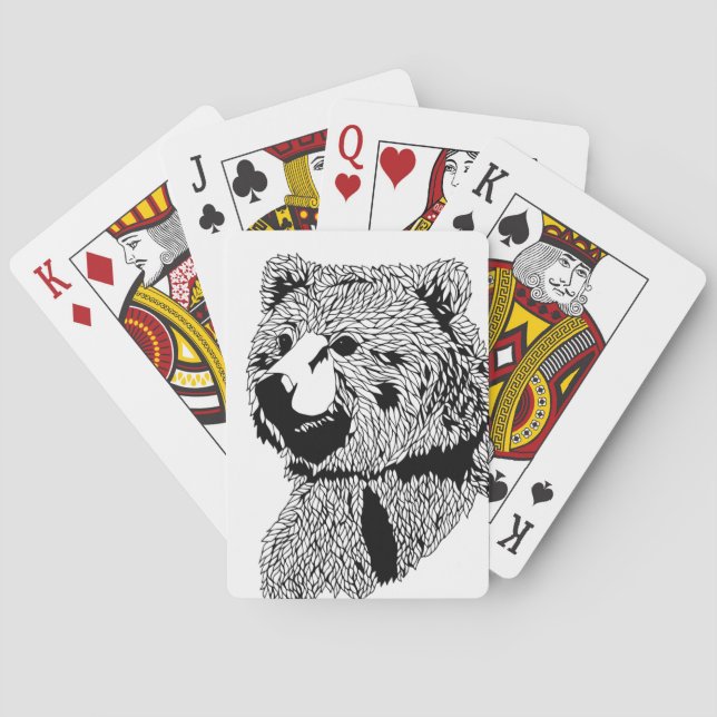 Cartes de jeu d'ours (dos)