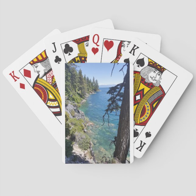 Cartes de jeu du lac Tahoe (dos)