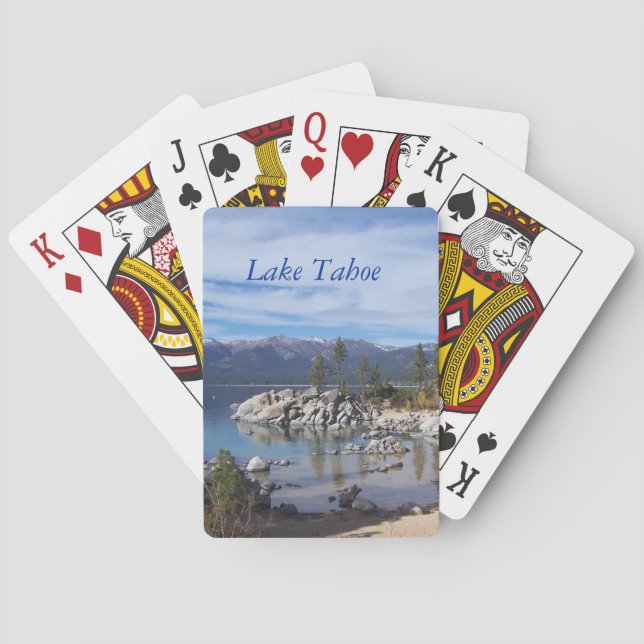 Cartes de jeu du lac Tahoe (dos)