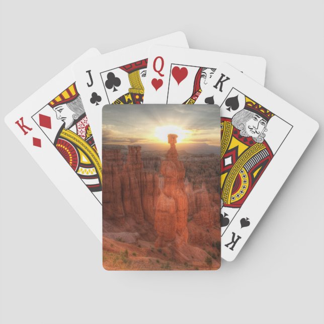 Cartes de jeu du marteau du Thor de canyon de (dos)