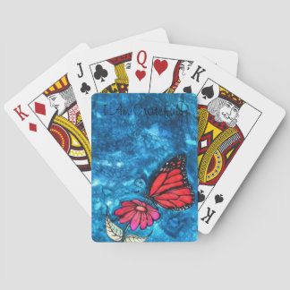Cartes de jeu du papillon Monarque de Gratitude :