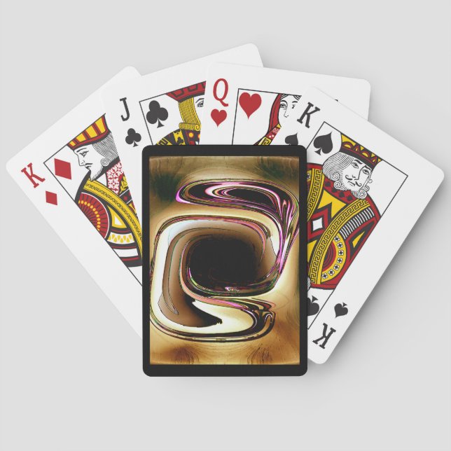 Cartes de jeu en bois de concepteur de chanson (dos)