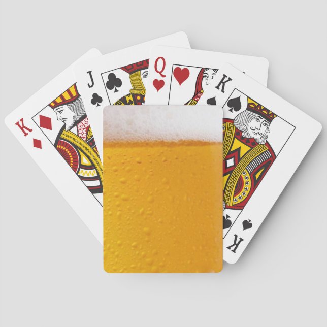 Cartes de jeu en mousse de bière 3, faces d'index  (dos)