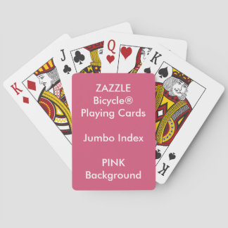 Cartes de jeu enormes faites sur commande ROSES