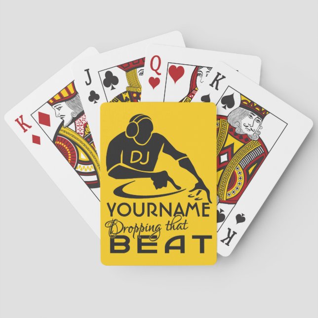 Cartes de jeu faites sur commande du DJ (dos)