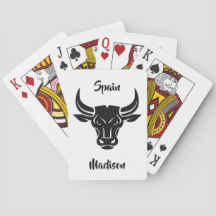 Cartes de jeu faites sur commande stylisées de nom