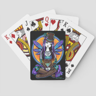 Cartes de jeu féeriques d'Absynth Steampunk de