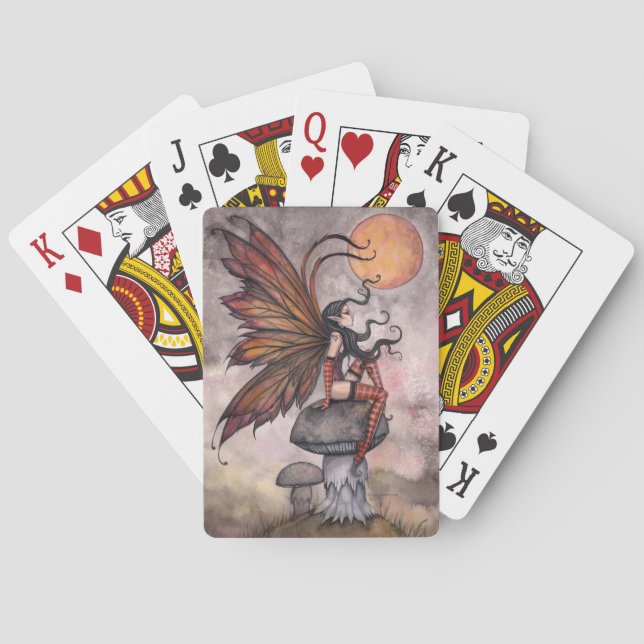 Cartes de jeu féeriques gothiques d'art (dos)