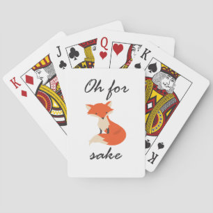 Cartes de jeu Fox Sake