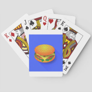 Cartes de jeu fraîches d'hamburger