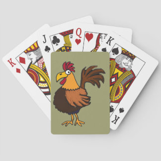 Cartes de jeu géniales de coq de BI