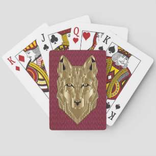 Cartes de jeu Gold Wolf