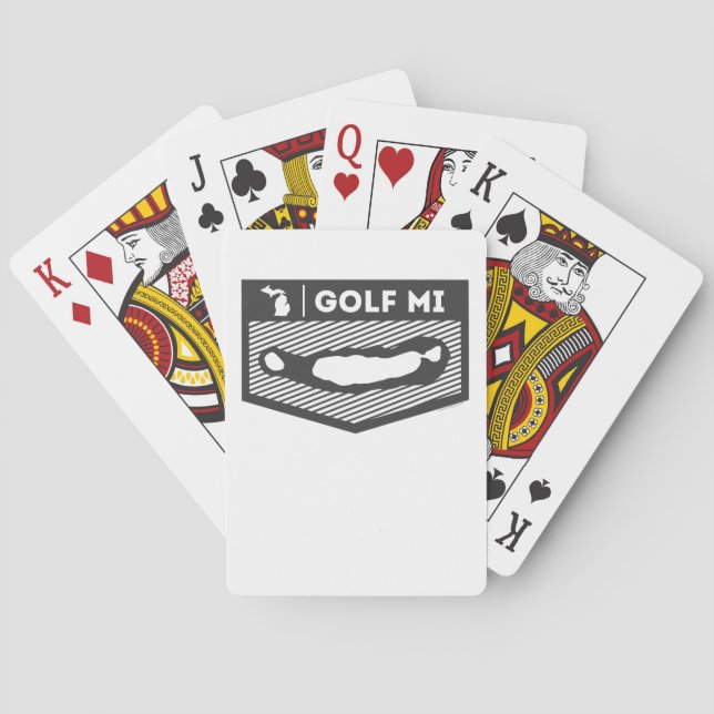 Cartes de jeu Golf MI (dos)