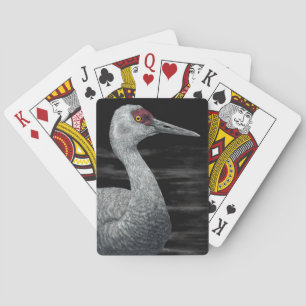 Cartes de Jeu Grue Sandhill - "Voyageur Ancien"