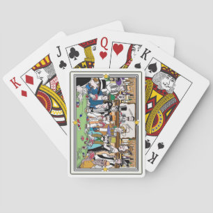 Cartes de jeu illustrées "de jeu de poker