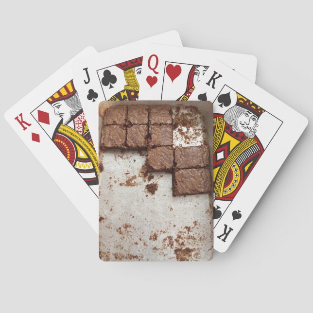 Cartes de jeu implorantes de "brownie" (dos)