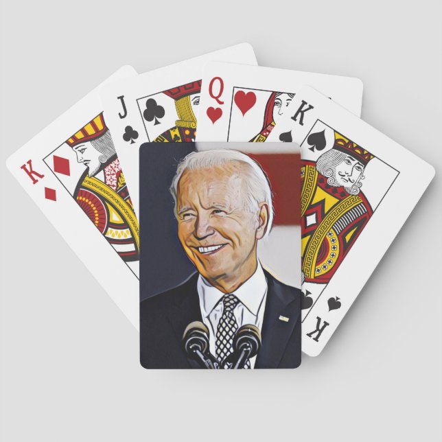 Cartes de jeu Joe Biden Art (dos)