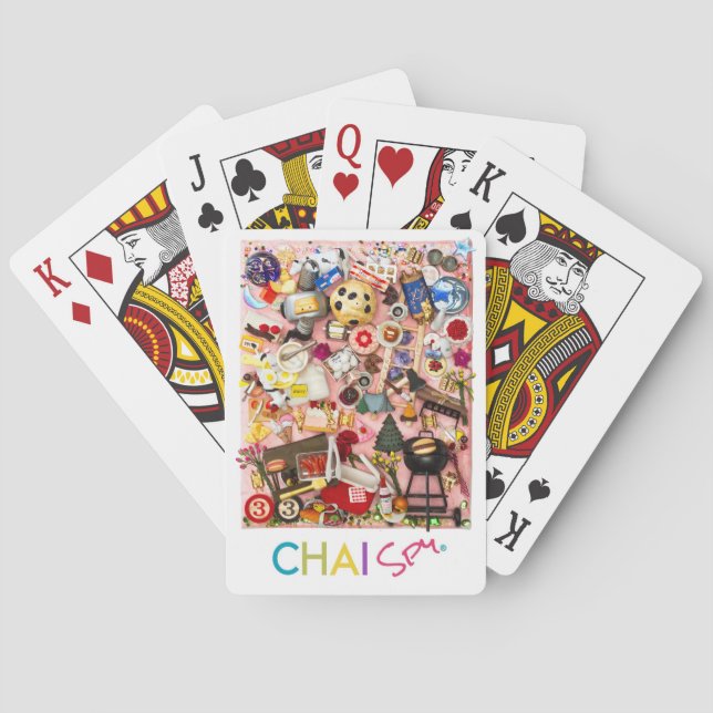 Cartes de jeu juives de nourriture (dos)