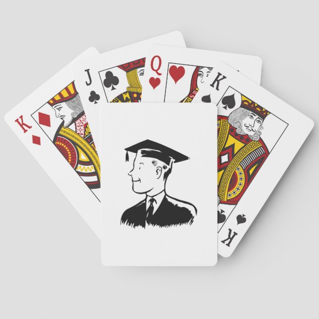 Cartes de jeu licenciées de mâle (dos)