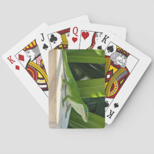 Cartes de jeu Lizard Vert