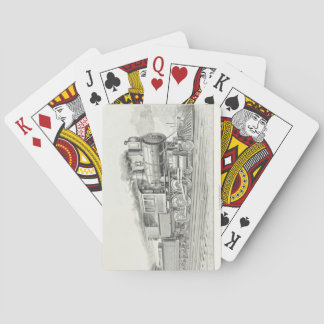 Cartes de jeu locomotives vintages