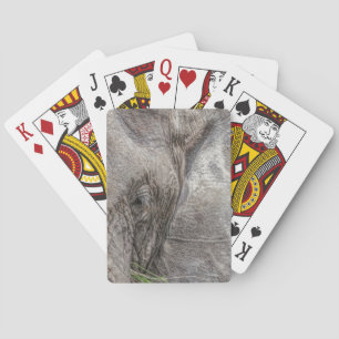 Cartes de jeu magnifiques d'éléphant