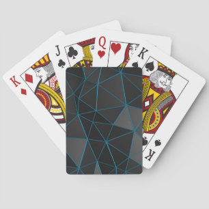 Cartes De Jeu Modernes À Faible Poly