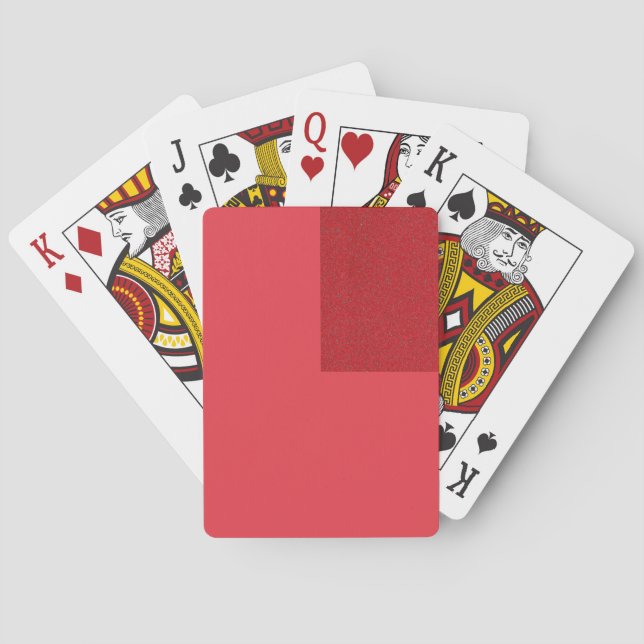 Cartes de jeu modernes tomates rouges - personnali (dos)
