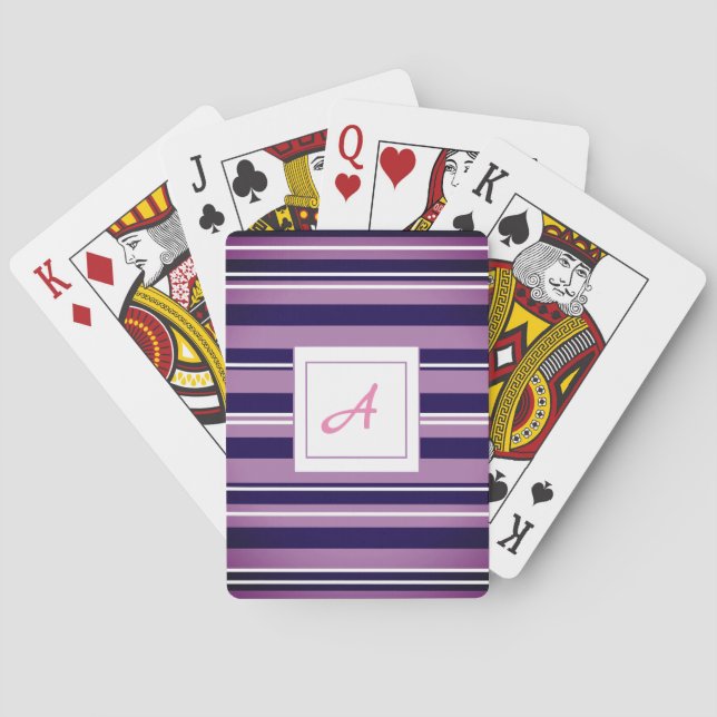 Cartes de jeu Monogramme (dos)