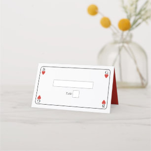Cartes de jeu Monogramme Cartes de Mariage