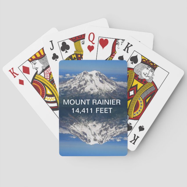 Cartes de jeu Mount Rainier (dos)