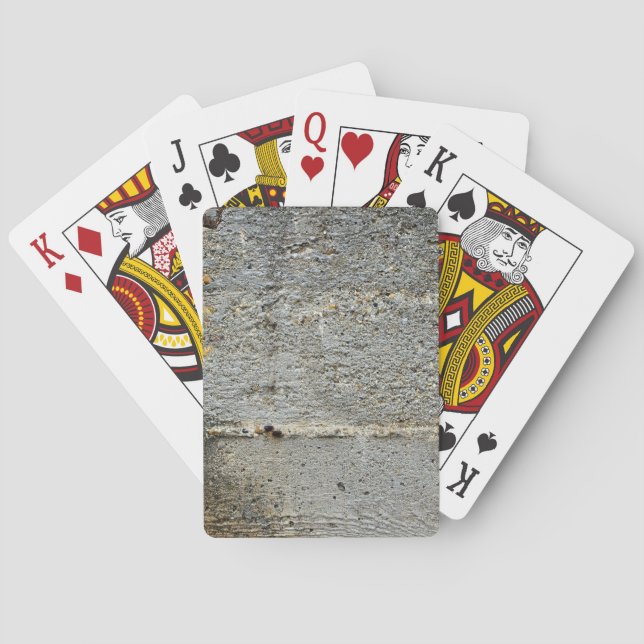Cartes de Jeu Mur Béton (dos)