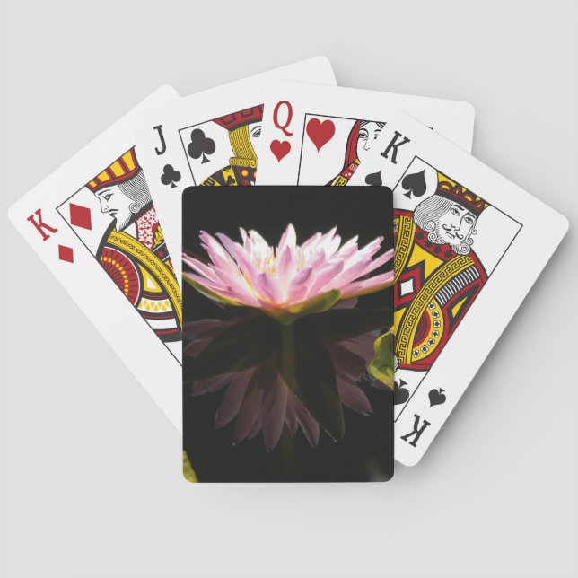 Cartes de jeu Nénuphar rose (dos)