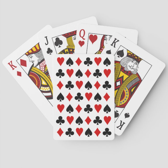 Cartes de jeu originales Diamond Club Heart Spade (dos)