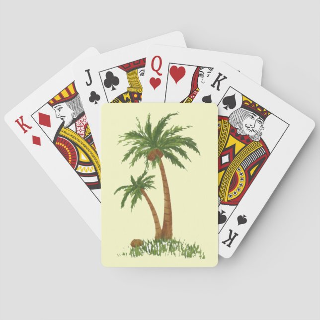 Cartes de jeu Palm Tree (dos)