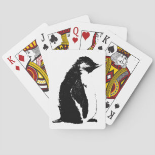 Cartes de jeu parfaites de pingouin