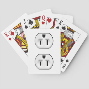 Cartes de jeu personnalisées amusantes Prise élect