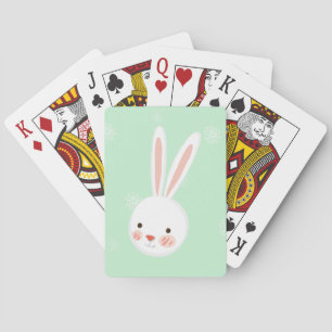 Cartes de jeu personnalisées Bunny de Pâques