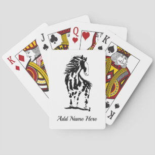 Cartes de jeu personnalisées Cheval