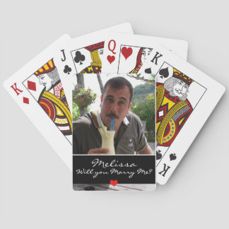 Cartes de jeu personnalisées de proposition de