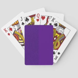Cartes de jeu personnalisées Violet Noise Classiqu