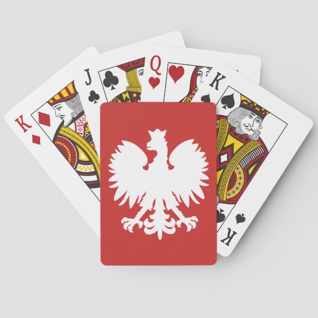 Cartes de jeu polonaises d'Eagle (dos)