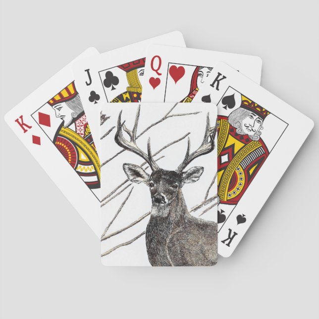 Cartes de jeu pour cerfs (dos)
