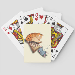 Cartes de jeu pour chat et souris