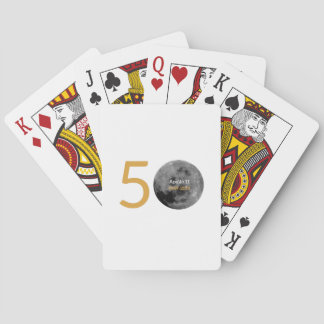 Cartes de jeu pour le cinquantième anniversaire