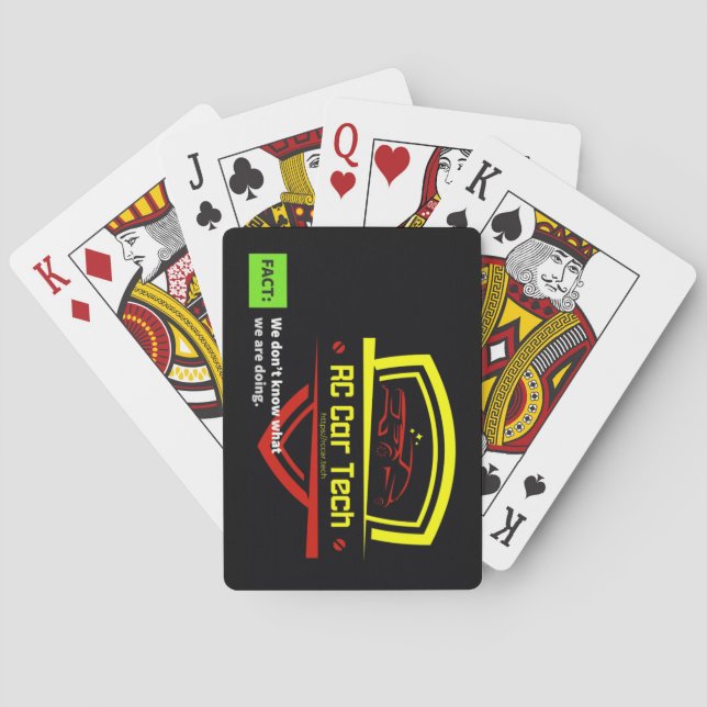 Cartes de jeu pour les technologies de la voiture  (dos)